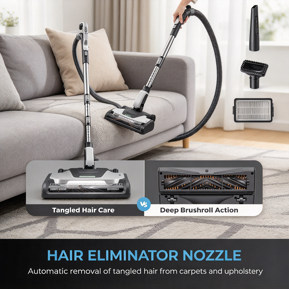 Bagless Canister Vacuum Cleaner