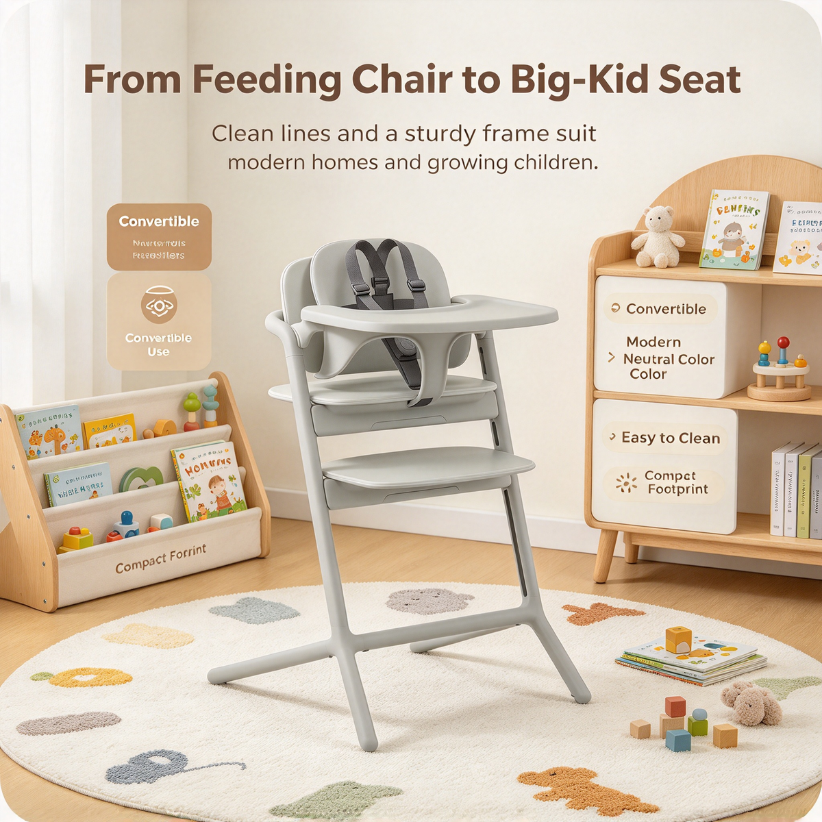 Convertible Baby High Chair System
